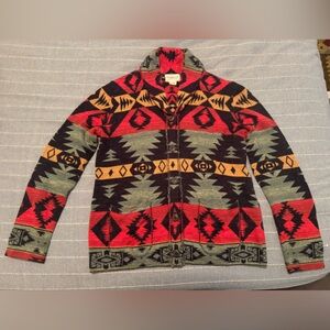 Ralph Lauren southwest cardigan 100%cotton large
